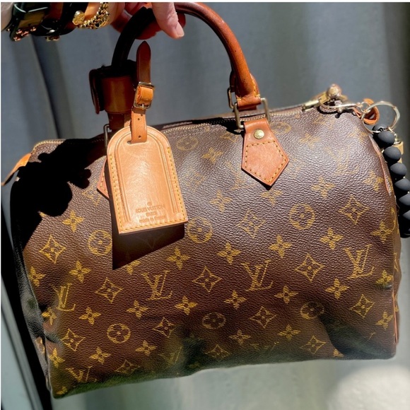 ✨🛍️ Louis Vuitton Monogram Speedy 30 Handbag with COA - Picture 1 of 10